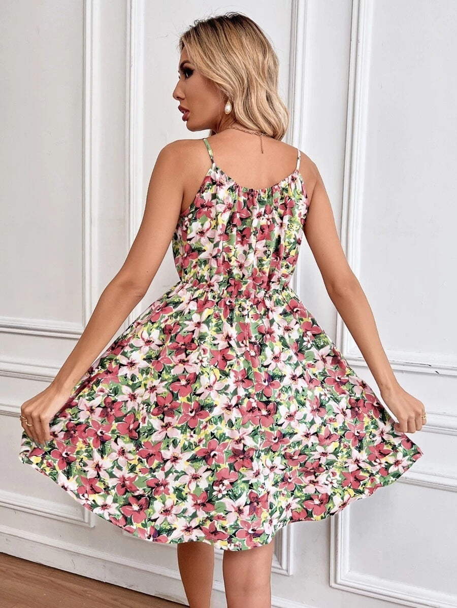 Robe d’été à fines bretelles