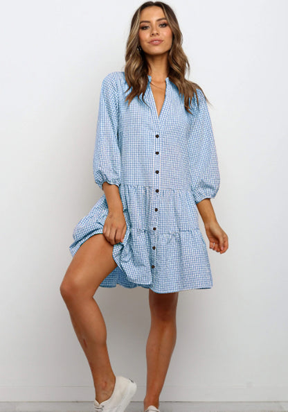 Robe Élégance Échiquée