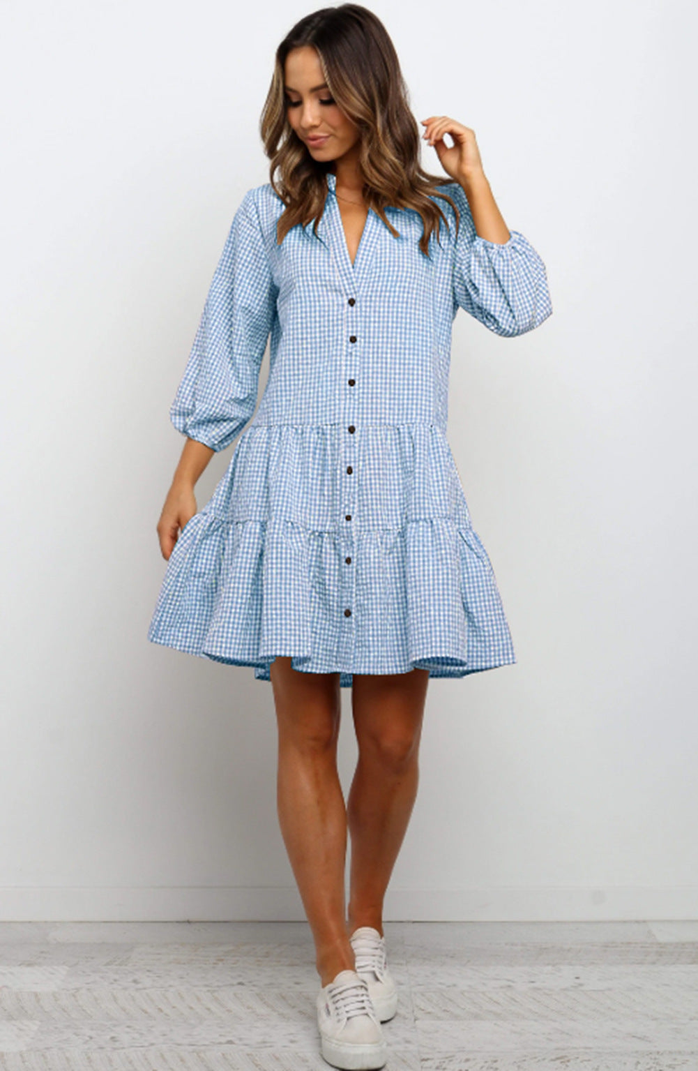 Robe Élégance Échiquée