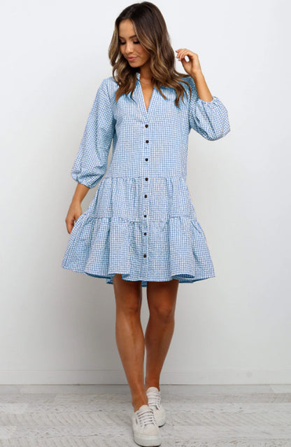 Robe Élégance Échiquée