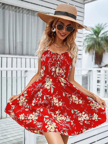 Robe d’été à fines bretelles